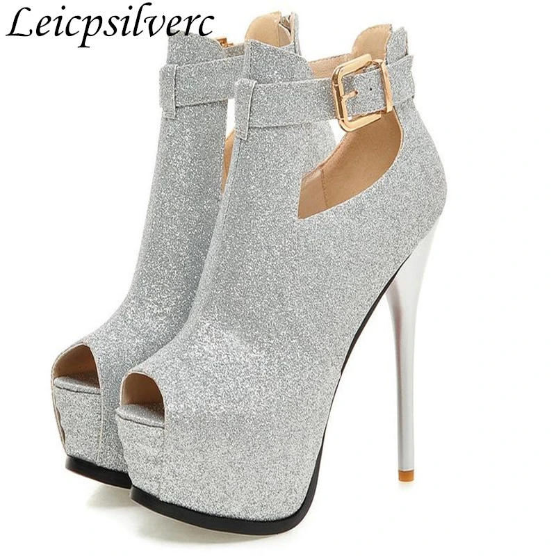 Summer new high heel fish mouth sandals with plus size strap with cool boots sexy women's shoes
Summer new high heel fish mouth sandals with plus size strap with cool boots sexy women's shoes