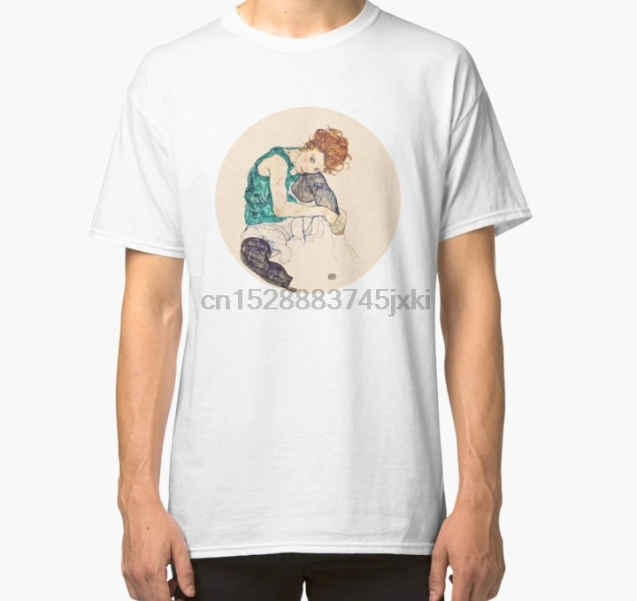 Men Short sleeve tshirt HD Seated Woman With Legs Drawn Up by Egon Schiele HIGH DEFINITION Classic T Shirt Women t-shirt
Men Short sleeve tshirt HD Seated Woman With Legs Drawn Up by Egon Schiele HIGH DEFINITION Classic T Shirt Women t-shirt