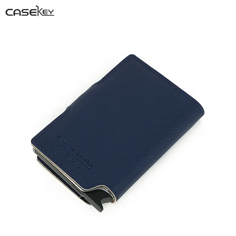 CaseKey Antitheft High Quality Metal Men Card Holder RFID Aluminium Credit Card Holder With RFID Blocking PU Leathe Mini Wallet
CaseKey Antitheft High Quality Metal Men Card Holder RFID Aluminium Credit Card Holder With RFID Blocking PU Leathe Mini Wallet