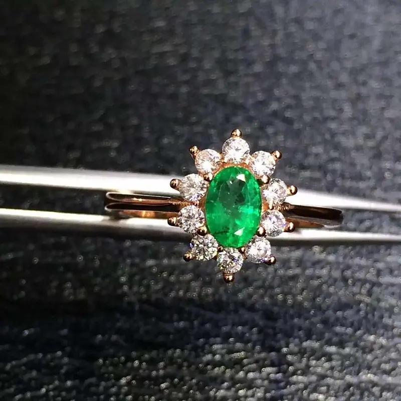 2017 New Jewelry Qi Xuan_Fashion Jewelry_Colombia Green Stone Flower Rings_Rose Gold Color Woman Rings_Factory Directly Sales
2017 New Jewelry Qi Xuan_Fashion Jewelry_Colombia Green Stone Flower Rings_Rose Gold Color Woman Rings_Factory Directly Sales