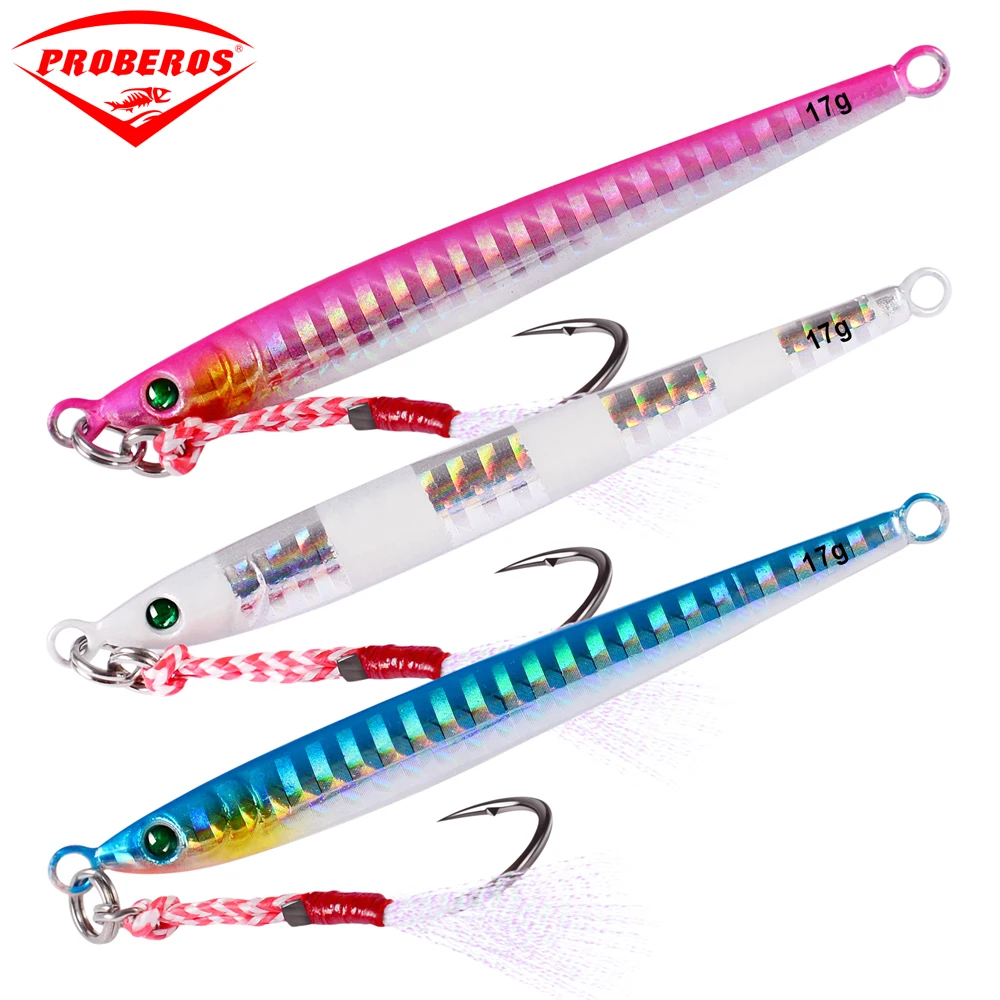 1PC Jigging Lead Fish 7G-21G/6CM-8.5CM Metal Jig Fishing Lure with Nepal Hooks 5 Color Paillette Wobbler Artificial Hard Bait
1PC Jigging Lead Fish 7G-21G/6CM-8.5CM Metal Jig Fishing Lure with Nepal Hooks 5 Color Paillette Wobbler Artificial Hard Bait