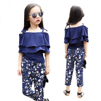 Girls teens Clothing Sets 2018 Summer girls clothes suits sarafan top+floral Pants 2 Pcs clothes for girls 9 10 11 12 13 14 year
Girls teens Clothing Sets 2018 Summer girls clothes suits sarafan top+floral Pants 2 Pcs clothes for girls 9 10 11 12 13 14 year