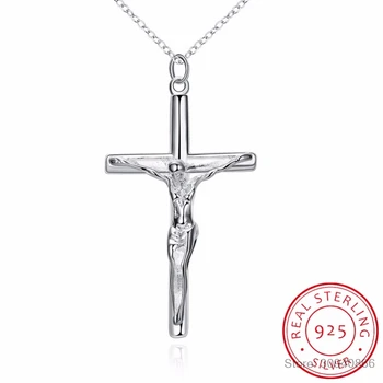 LEKANI Silver Creative Male Necklace Men Jewelry Birthday Gifts 925 Sterling Silver Cross Jesus Pendant Necklace Fine Jewelry
LEKANI Silver Creative Male Necklace Men Jewelry Birthday Gifts 925 Sterling Silver Cross Jesus Pendant Necklace Fine Jewelry