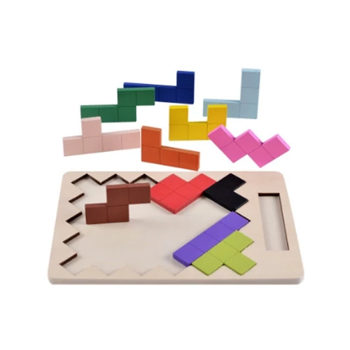 GEEK KING 2-4Years Wooden Puzzles Toy Tangram Brain Teaser Puzzle Toys Tetris Game Educational Kid Jigsaw Board Toy Gifts
GEEK KING 2-4Years Wooden Puzzles Toy Tangram Brain Teaser Puzzle Toys Tetris Game Educational Kid Jigsaw Board Toy Gifts