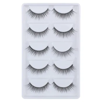 5 Pairs 3D Mink Hair Natural Cross False Eyelashes Long Messy Makeup Fake Eye Lashes Extension Make Up Beauty Tools maquiagem
5 Pairs 3D Mink Hair Natural Cross False Eyelashes Long Messy Makeup Fake Eye Lashes Extension Make Up Beauty Tools maquiagem