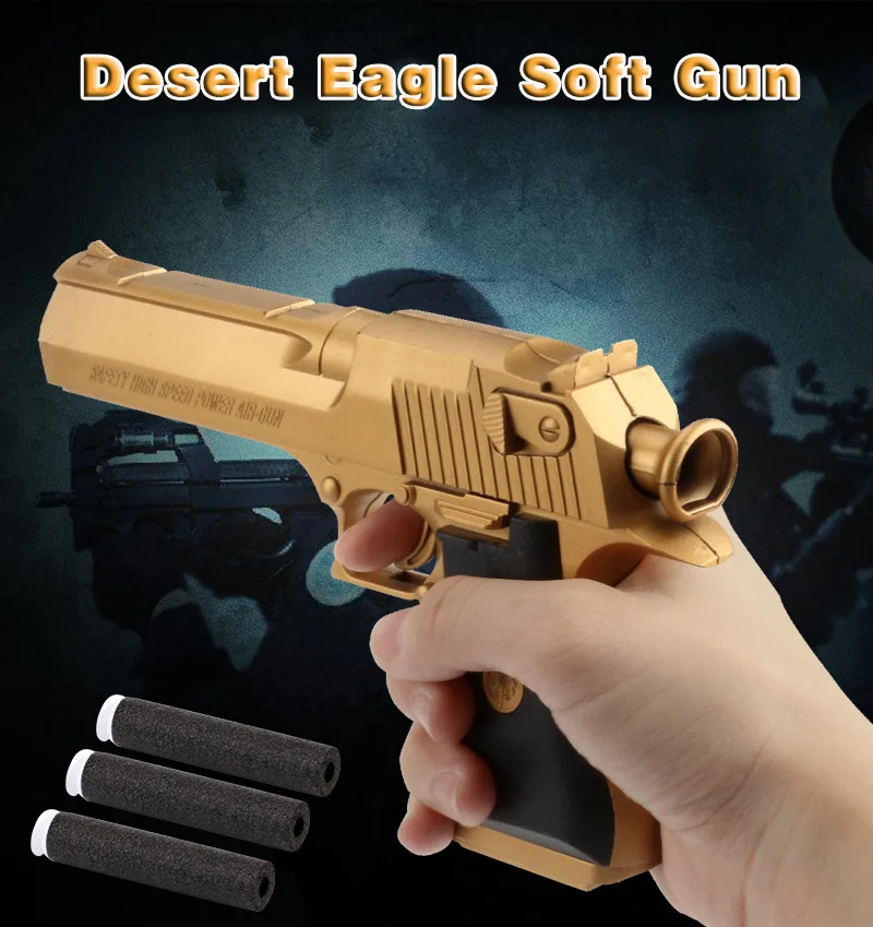 Plastic Children's Toy Gun Manual Water Gun Barrett Desert Eagle Pistol Boy Crystal Soft Bomb Water Bomb Outdoor Toy Gun Gift
Plastic Children's Toy Gun Manual Water Gun Barrett Desert Eagle Pistol Boy Crystal Soft Bomb Water Bomb Outdoor Toy Gun Gift