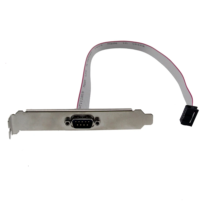 Practical Motherboard RS232 DB9 Pin Com Port Ribbon Serial Cable Connector Bracket DJA99
Practical Motherboard RS232 DB9 Pin Com Port Ribbon Serial Cable Connector Bracket DJA99