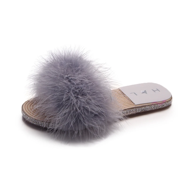 Fashion Women Shoes 2019 Summer Sandals Rhinestone Casual Shoes Buckle Beach Artificial Plush Fur Sandals for Women Flip Flops
Fashion Women Shoes 2019 Summer Sandals Rhinestone Casual Shoes Buckle Beach Artificial Plush Fur Sandals for Women Flip Flops