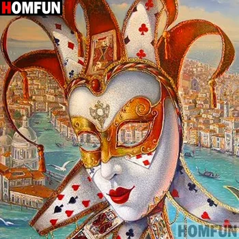 HOMFUN Full Square/Round Drill 5D DIY Diamond Painting "Character mask" 3D Diamond Embroidery Cross Stitch Home Decor A20062
HOMFUN Full Square/Round Drill 5D DIY Diamond Painting "Character mask" 3D Diamond Embroidery Cross Stitch Home Decor A20062