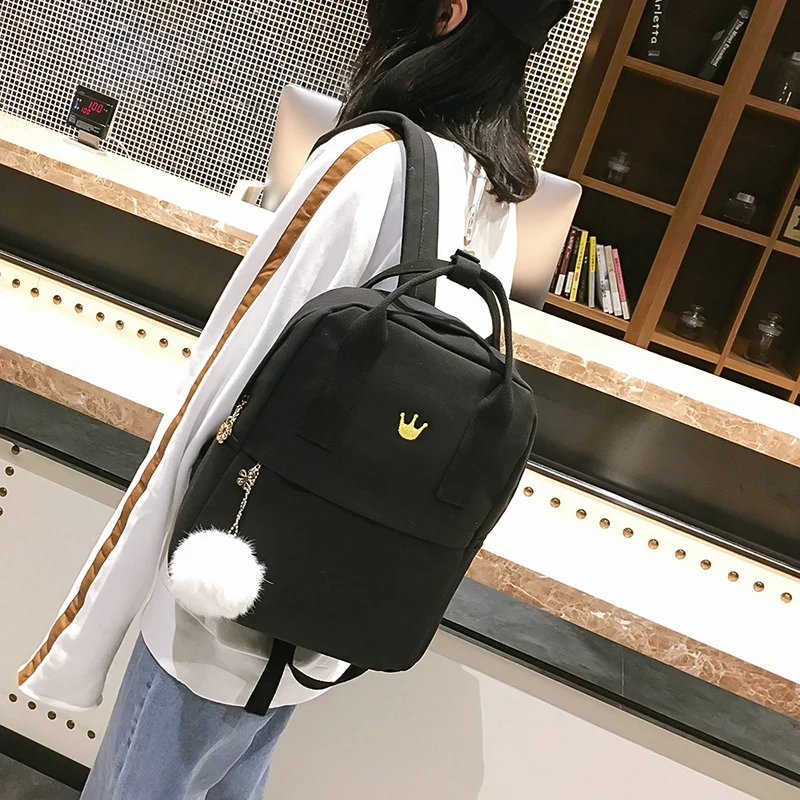 Модный женский рюкзак для девочек подростков стильная школьная сумка Дамский