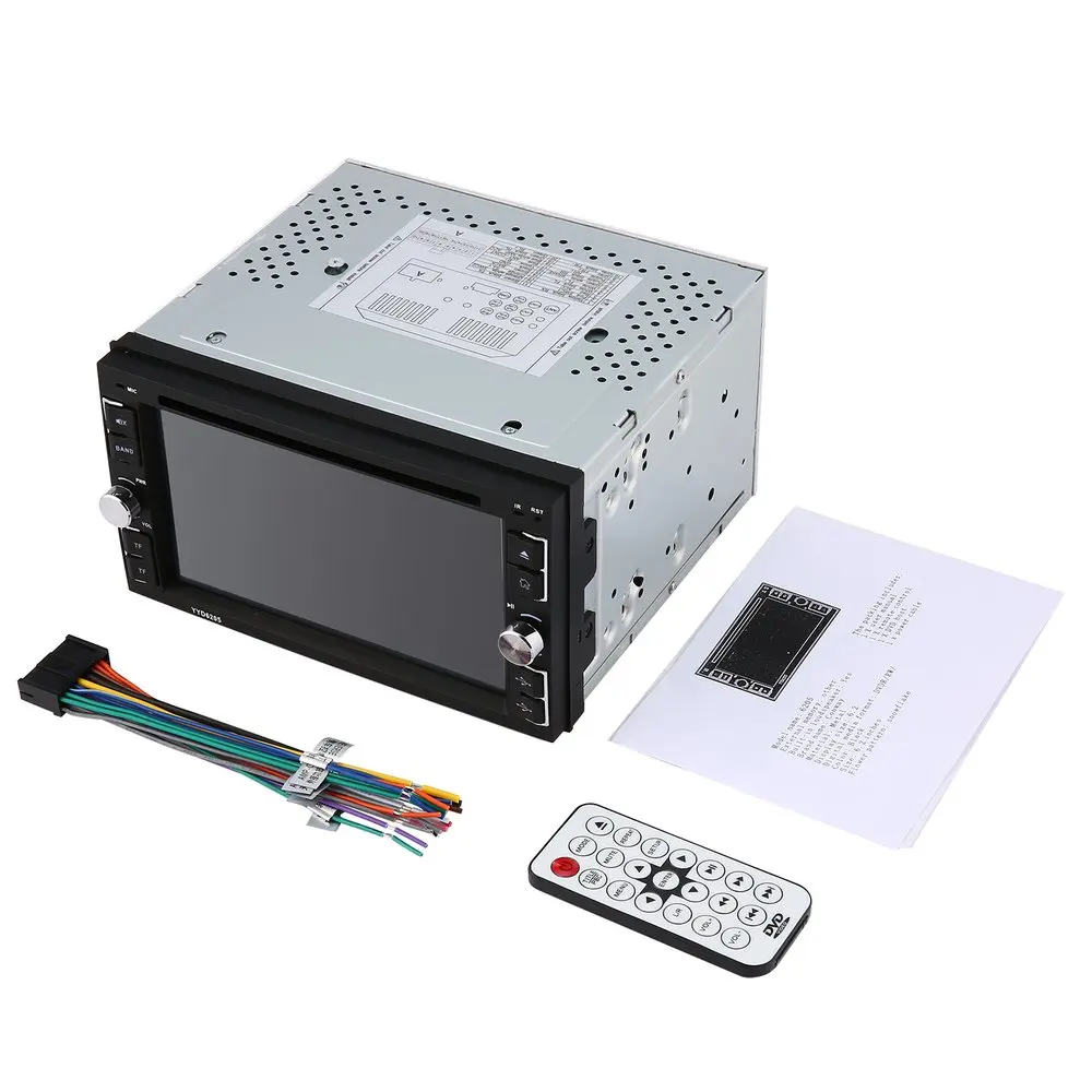 6205 Double 2Din 6.2 Inch Car Stereo DVD CD MP3 Player In Dash Bluetooth For Ipod Auto HD TV Radio Video Audio Camera Parking
6205 Double 2Din 6.2 Inch Car Stereo DVD CD MP3 Player In Dash Bluetooth For Ipod Auto HD TV Radio Video Audio Camera Parking