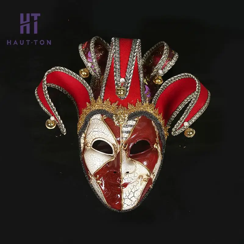 Red Funny Clown Party Mask Masquerade Mask Party Halloween Masquerade Mask Event Party Prop with Small Bell
Red Funny Clown Party Mask Masquerade Mask Party Halloween Masquerade Mask Event Party Prop with Small Bell
