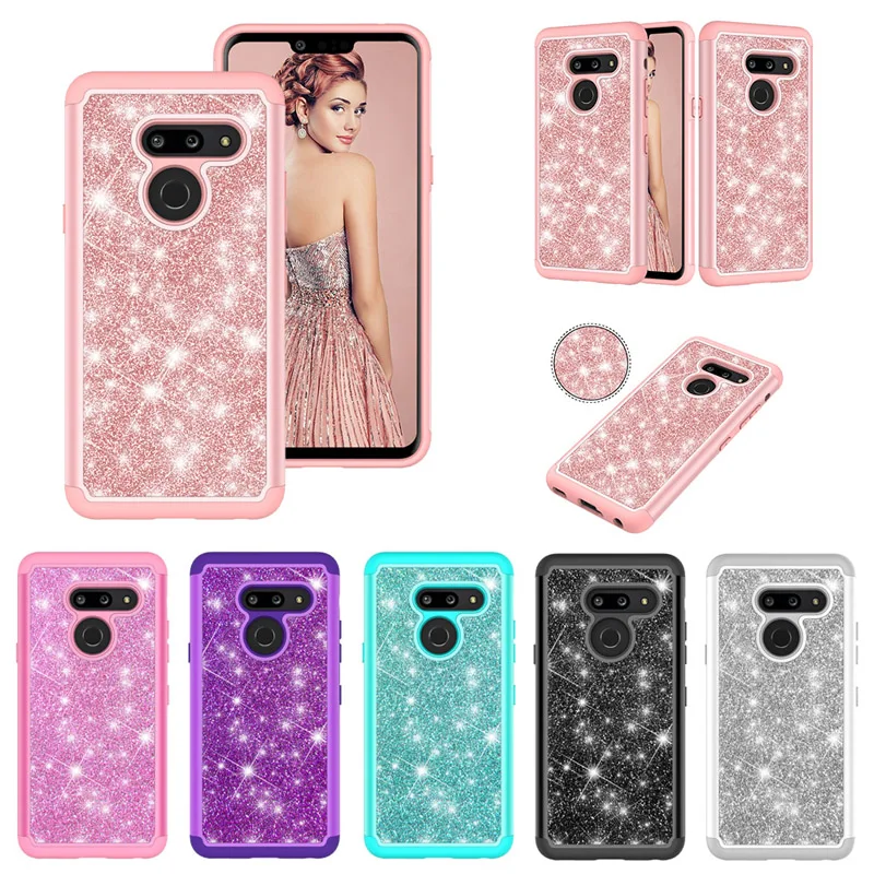 Luxury 2 in 1 PC+TPU Glitter Mobile Phone Silicone Back Cover Shell Coque Funda Capa Etui Hull for LG G8 ThinQ/G8s ThinQ Case
Luxury 2 in 1 PC+TPU Glitter Mobile Phone Silicone Back Cover Shell Coque Funda Capa Etui Hull for LG G8 ThinQ/G8s ThinQ Case