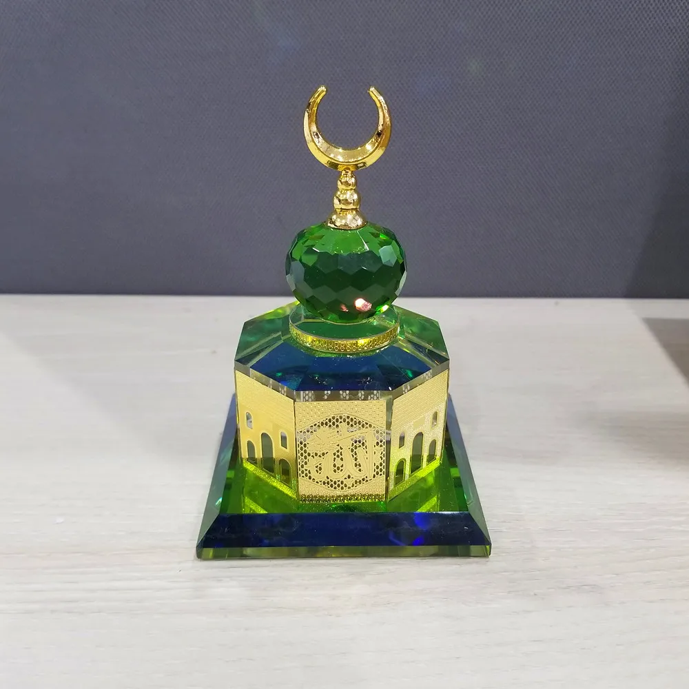 High stocker Muslim supplies crafts islamic decor Muslim high-end crystal glass car decoration home decoration K05
High stocker Muslim supplies crafts islamic decor Muslim high-end crystal glass car decoration home decoration K05