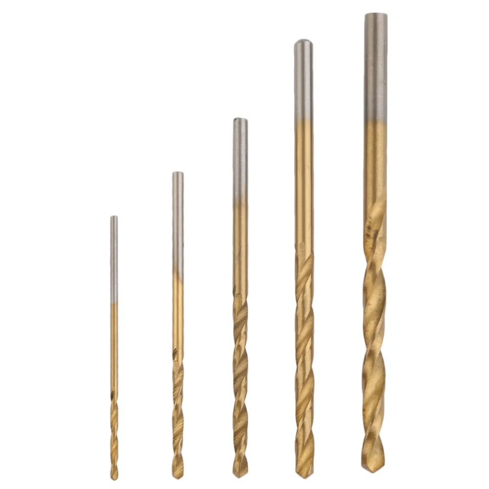 New 50pc Metal Drill Bit Set HSS Metric Twist Drills 1mm-3mm Drill Bits