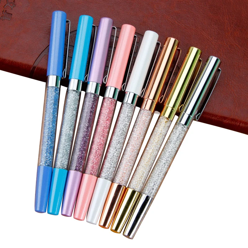 8 Color Crystal Signature Writing Ballpoint Pen Diamond Gold Silver Office Stationery Gift Crystal Ballpoint Pen
8 Color Crystal Signature Writing Ballpoint Pen Diamond Gold Silver Office Stationery Gift Crystal Ballpoint Pen
