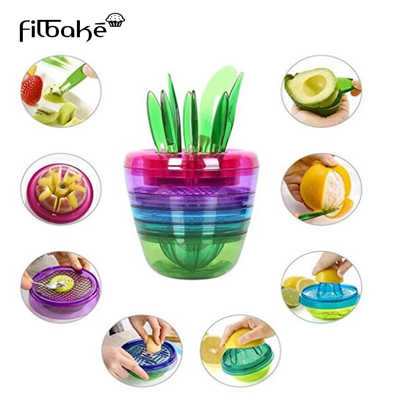 FILBAKE Fruit Slicer Set Creative Kitchen Tools Fruit Cutter Best Unique Citrus Peeler Apple Slicer Citrus Juicer Fruit Grate
FILBAKE Fruit Slicer Set Creative Kitchen Tools Fruit Cutter Best Unique Citrus Peeler Apple Slicer Citrus Juicer Fruit Grate