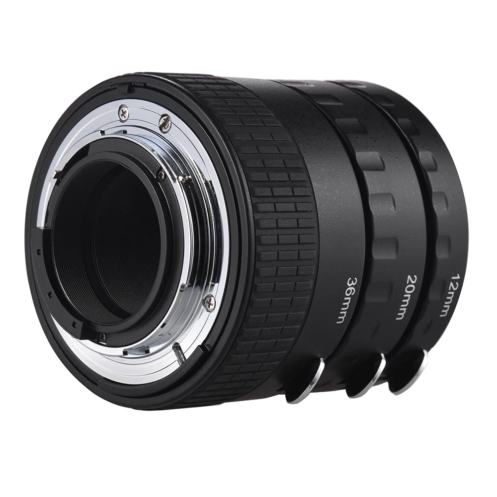 Auto Focus Macro Extension Tube Set Copper AF Macro Lens Extension Tube Ring with Covers for Nikon Lenses
Auto Focus Macro Extension Tube Set Copper AF Macro Lens Extension Tube Ring with Covers for Nikon Lenses