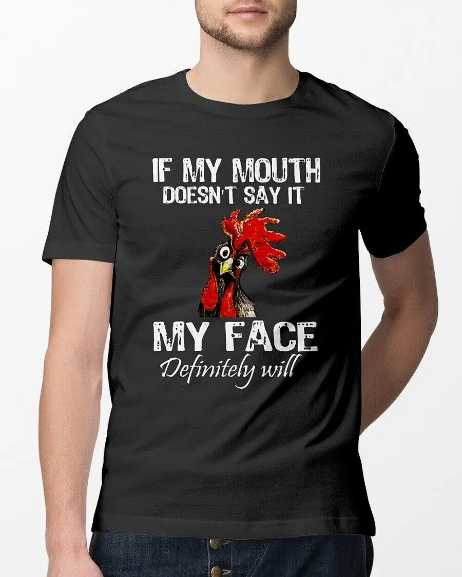 Rooster Chicken If My Mouth Doesn't Say It My Face Definitely Will Shirt Men TShirts
Rooster Chicken If My Mouth Doesn't Say It My Face Definitely Will Shirt Men TShirts