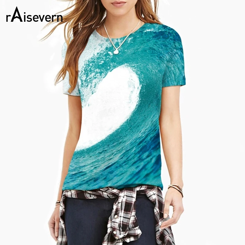 Raisevern New Summer Style 3D Sea Wave HD Print T-shirt Men Women Harajuku Short Sleeve Tee Shirts Fashion Clothing Top Dropship
Raisevern New Summer Style 3D Sea Wave HD Print T-shirt Men Women Harajuku Short Sleeve Tee Shirts Fashion Clothing Top Dropship