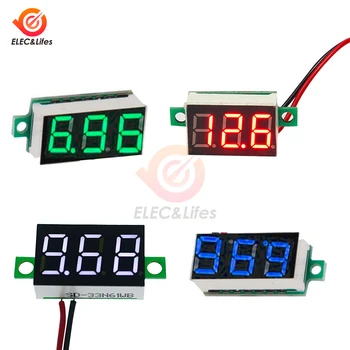 Digital Voltmeter DC 4V to 30V LED Voltage Tester Panel Meter 0.36 InchDisplay Adjustment Voltmeter Red/Green/Blue/White 2 Lead
Digital Voltmeter DC 4V to 30V LED Voltage Tester Panel Meter 0.36 InchDisplay Adjustment Voltmeter Red/Green/Blue/White 2 Lead