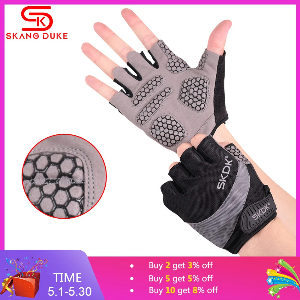 Half-Finger Wear-Resistant Cycling Gloves Breathable Riding Hand Palm Protector Bicycle Fitness Gym Gloves Men Sports
Half-Finger Wear-Resistant Cycling Gloves Breathable Riding Hand Palm Protector Bicycle Fitness Gym Gloves Men Sports