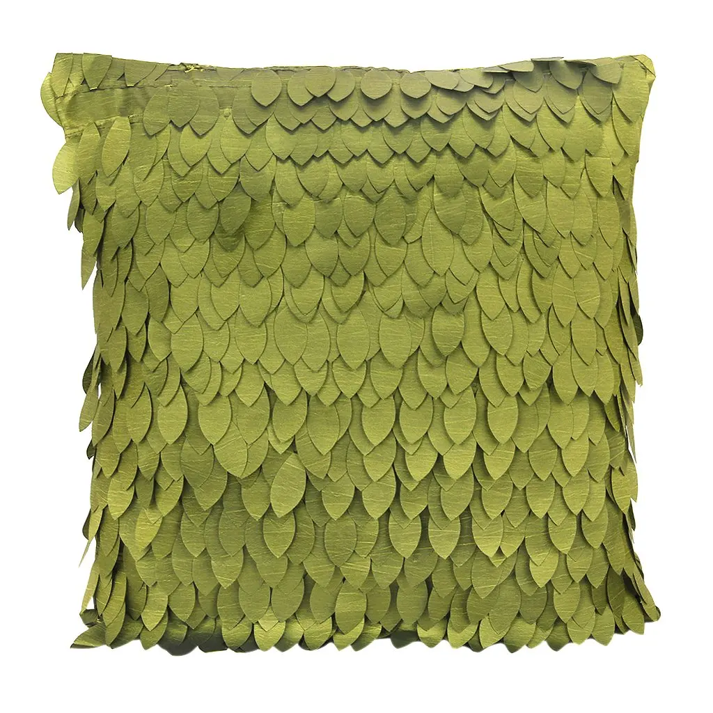 1 x Leaf-Pattern Satin Pillow Case Cover for Sofa Cushion Car/Bed Pillow 43 x 43cm---Olive Green
1 x Leaf-Pattern Satin Pillow Case Cover for Sofa Cushion Car/Bed Pillow 43 x 43cm---Olive Green
