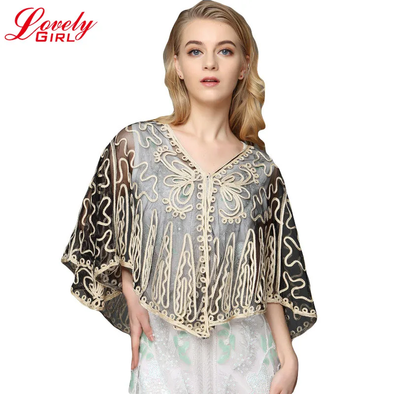 Summer 2018 Women Perspective Shawl Embroidery Lace Patchwork Ladies Boleros Big Size Loose Kimono Cardigans Coat Women
Summer 2018 Women Perspective Shawl Embroidery Lace Patchwork Ladies Boleros Big Size Loose Kimono Cardigans Coat Women
