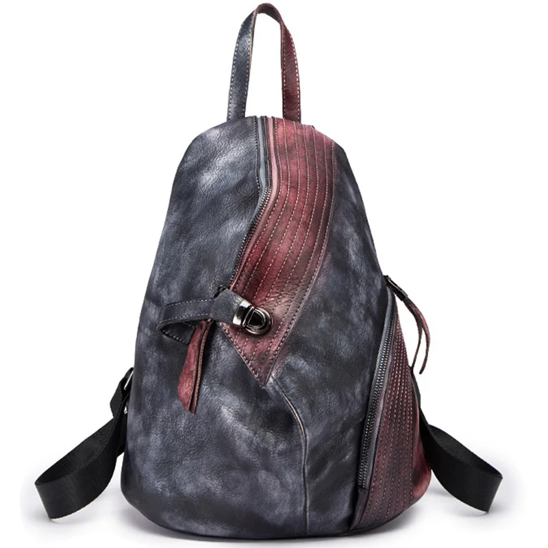 2018 Fashion splicing genuine leather backpack women personality casual shoulder crossbody bag daypack
2018 Fashion splicing genuine leather backpack women personality casual shoulder crossbody bag daypack