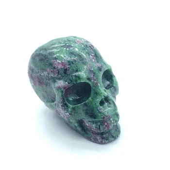 2" Natural Ruby Zoisite Skull Hand Carved Quartz Crystal Skull Figurine Reiki Healing Crystal Stone Feng Shui Home Decoration
2" Natural Ruby Zoisite Skull Hand Carved Quartz Crystal Skull Figurine Reiki Healing Crystal Stone Feng Shui Home Decoration