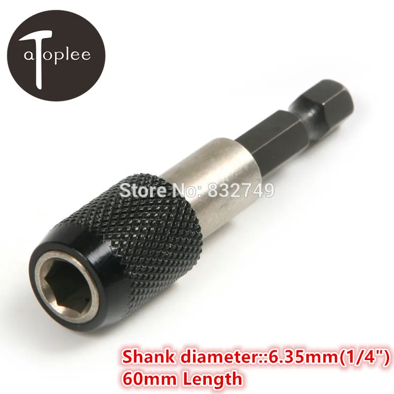 1PCS 1/4" 6.35mm Drive Shank Quick Change Bit Drill Chuck 60mm For Electric Drill Screwdriver Wind Batch Transfer Tools
1PCS 1/4" 6.35mm Drive Shank Quick Change Bit Drill Chuck 60mm For Electric Drill Screwdriver Wind Batch Transfer Tools