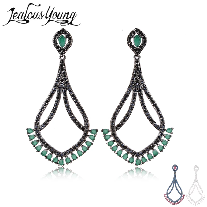 New Arrival Punk Vintage Green Marquise Cubic Zirconia Long Earrings For Women Wedding Red Dangle Earings Fashion Jewelry AE365
New Arrival Punk Vintage Green Marquise Cubic Zirconia Long Earrings For Women Wedding Red Dangle Earings Fashion Jewelry AE365