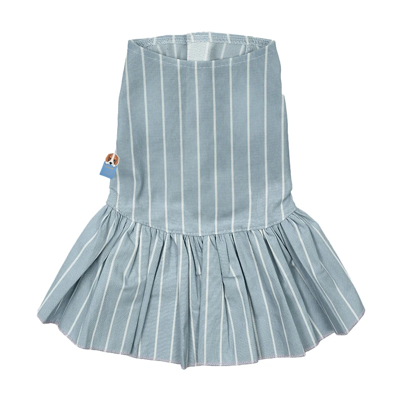 Summer Solid Color Striped Pet Dog Puppy Princess Dress Pet Clothes Solid Color 2 color XS/S/M/L 1pcs Newest 2017
Summer Solid Color Striped Pet Dog Puppy Princess Dress Pet Clothes Solid Color 2 color XS/S/M/L 1pcs Newest 2017