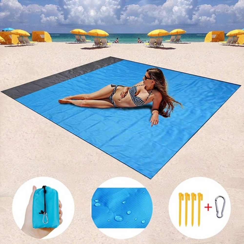 Waterproof Pocket Beach Blanket Folding Camping Mat Portable Lightweight Mat Outdoor Picnic Mat Sand Beach Mat
Waterproof Pocket Beach Blanket Folding Camping Mat Portable Lightweight Mat Outdoor Picnic Mat Sand Beach Mat
