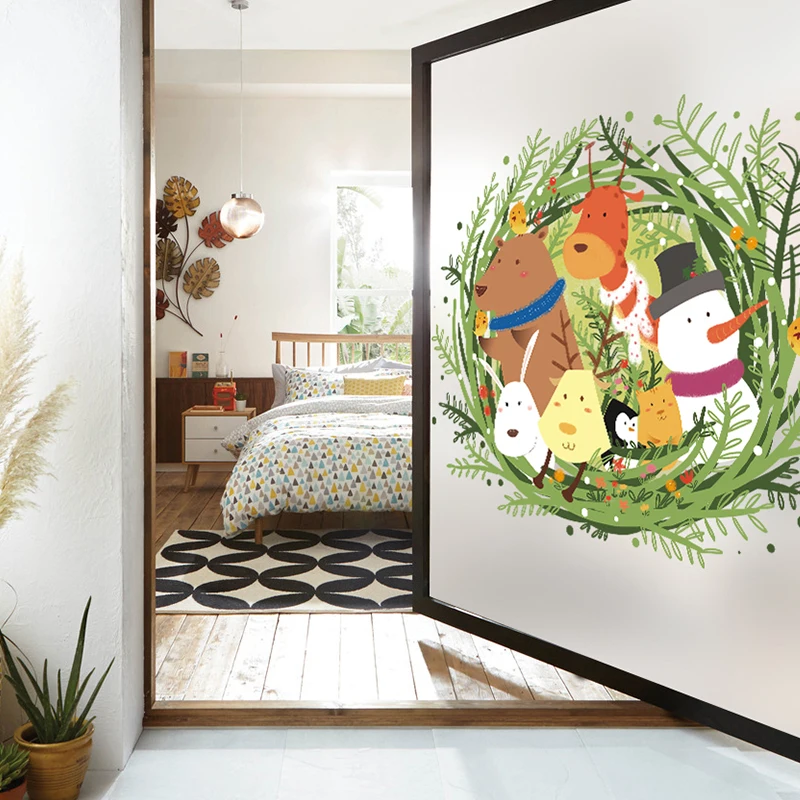 Clear and lovely animation kindergarten nursery room training course window glass transparent opaque glass film sticker
Clear and lovely animation kindergarten nursery room training course window glass transparent opaque glass film sticker