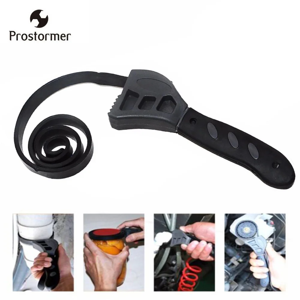 Prostormer Rubber wrench 500mm Strap Multi-function Black Wrench Adjustable Spanner For Any Shape Opener Tool Car Repair Tools
Prostormer Rubber wrench 500mm Strap Multi-function Black Wrench Adjustable Spanner For Any Shape Opener Tool Car Repair Tools