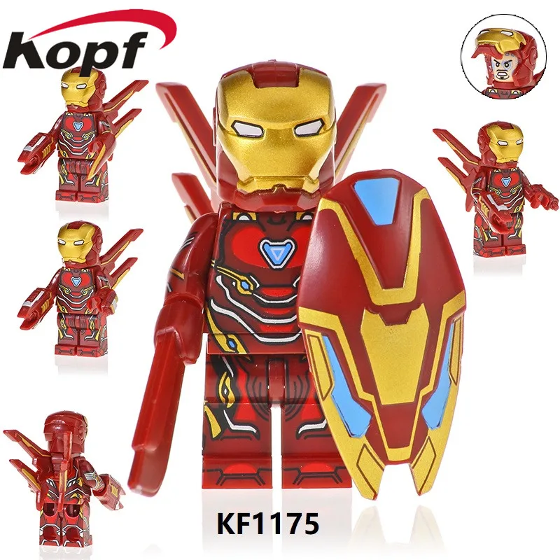 Single Sale Plastic Building Blocks Super Heroes Brick Iron Man Mark 50 30 39 24 Rescuer Action Figures For Children Toys KF1175
Single Sale Plastic Building Blocks Super Heroes Brick Iron Man Mark 50 30 39 24 Rescuer Action Figures For Children Toys KF1175