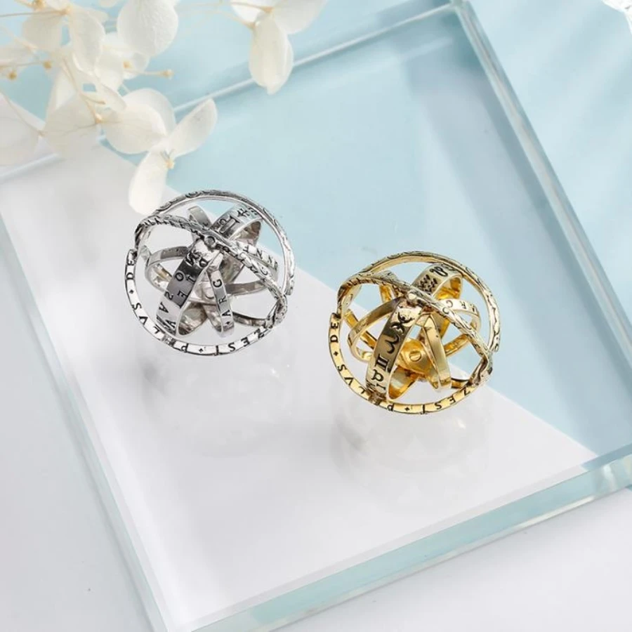 16th Century Astronomical Sphere Antique Men Rings Engagement Ring Couple Open and Merge Ring Unfolds into Astronomical Sphere
16th Century Astronomical Sphere Antique Men Rings Engagement Ring Couple Open and Merge Ring Unfolds into Astronomical Sphere