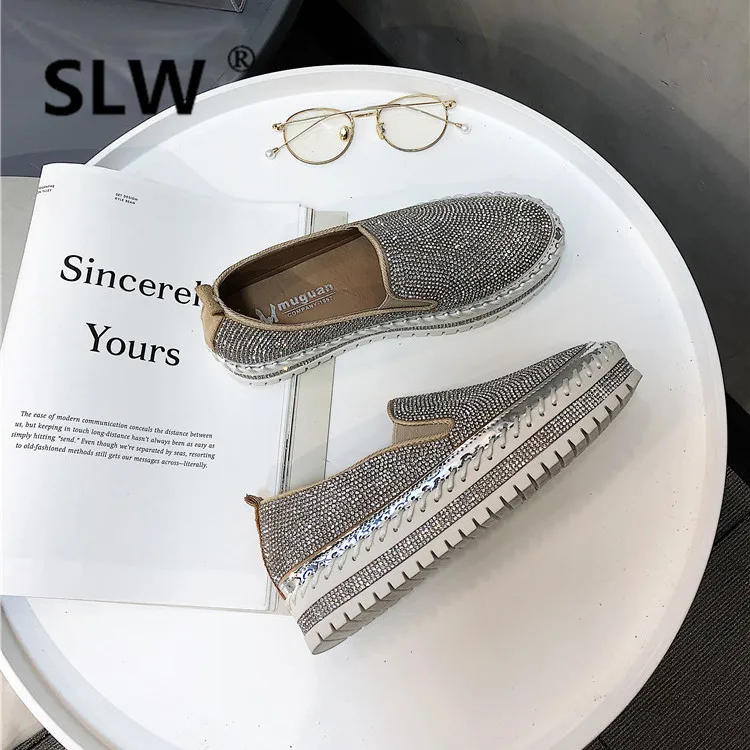 Loafers Slip-On Rome new Crystal spring Casual Round Toe women 2019 fashion Beach Rubber Flat Platform platform Lace-Up PU
Loafers Slip-On Rome new Crystal spring Casual Round Toe women 2019 fashion Beach Rubber Flat Platform platform Lace-Up PU