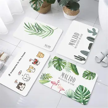 Nordic Wind Diatom Mud Mat Bathroom Door Mat Water Absorption And Quick-drying Bathroom Mat Cute Cartoon Bathroom Mat 40
Nordic Wind Diatom Mud Mat Bathroom Door Mat Water Absorption And Quick-drying Bathroom Mat Cute Cartoon Bathroom Mat 40