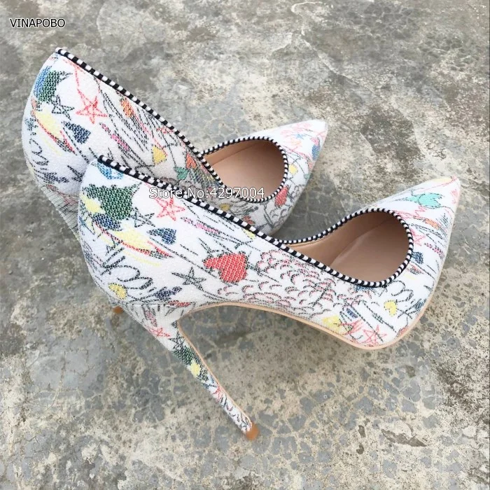 1White-Graffiti-Multicolor-Women-Pumps-Pointy-Sexy-Women-High-Heels-Spring-Wedding-Party-Women-Shoes-Stilettos (2)