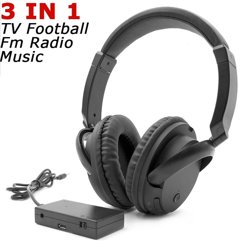 TV Wireless Headset Rechargeable Multifunction Stereo Headphones Ecouteur with radio fm transmitter for TV PC Pad Phones MP3
TV Wireless Headset Rechargeable Multifunction Stereo Headphones Ecouteur with radio fm transmitter for TV PC Pad Phones MP3