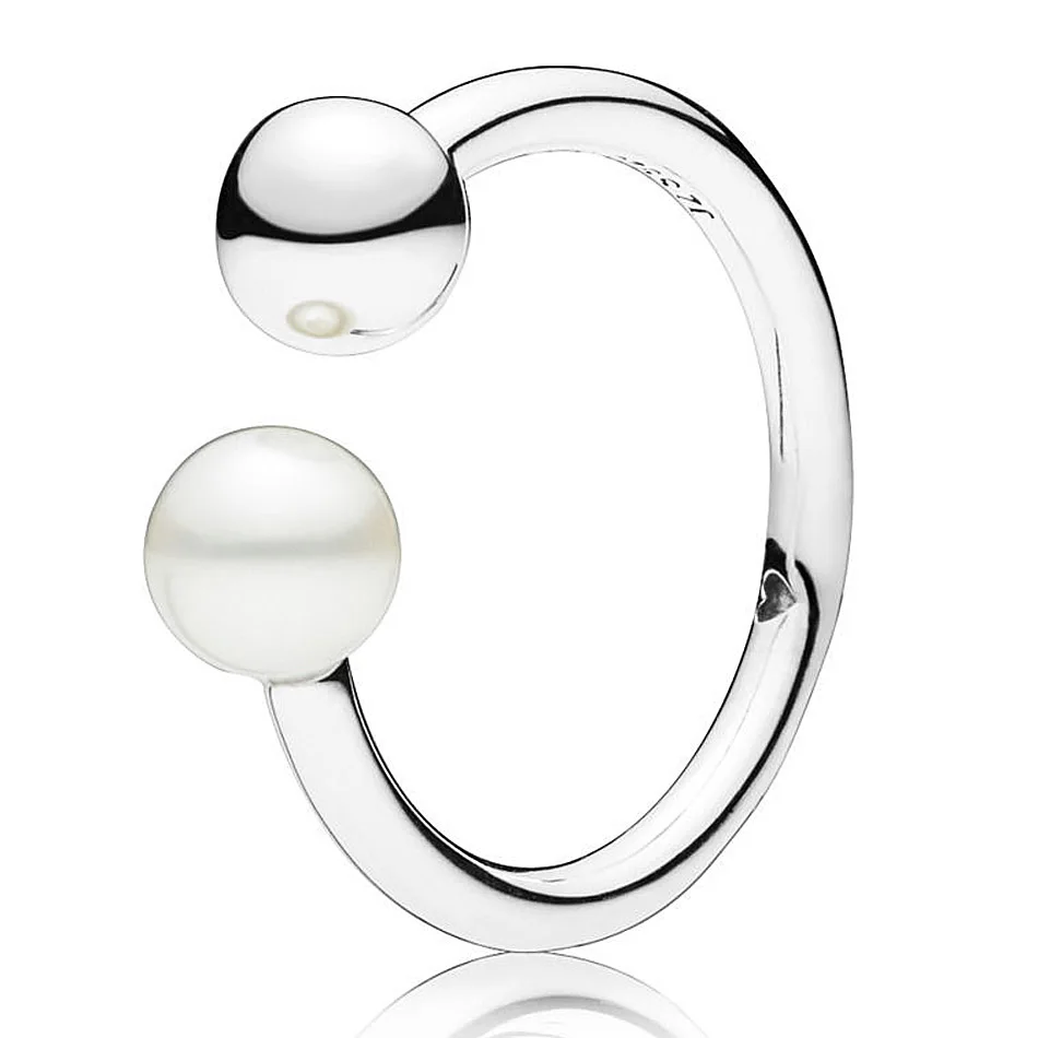Authentic 925 Sterling Silver Ring Contemporary Pearl Open Rings For Women Wedding Party Gift Fine Pandora Jewelry
Authentic 925 Sterling Silver Ring Contemporary Pearl Open Rings For Women Wedding Party Gift Fine Pandora Jewelry