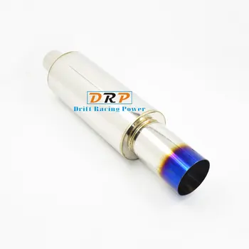 Car-styling! 540mm!006--Blue Painting Mouth Best Selling Modified Car exhaust system 304 Stainless Steel Resonator Muffler Tail
Car-styling! 540mm!006--Blue Painting Mouth Best Selling Modified Car exhaust system 304 Stainless Steel Resonator Muffler Tail
