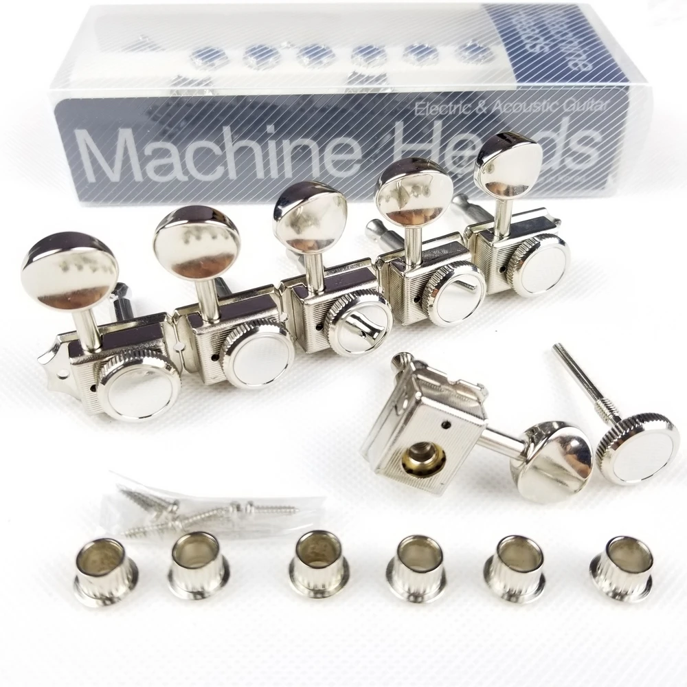 Vintage Nickel Lock String Locking Tuners Electric Guitar Machine Heads Tuners For ST TL Guitar Tuning Pegs
Vintage Nickel Lock String Locking Tuners Electric Guitar Machine Heads Tuners For ST TL Guitar Tuning Pegs