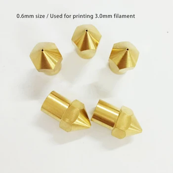 0.6mm CreatBot Brass Nozzle for printing 3.0mm filament 3D Printer Part Original CreatBot 3d printer parts China 5 pcs
0.6mm CreatBot Brass Nozzle for printing 3.0mm filament 3D Printer Part Original CreatBot 3d printer parts China 5 pcs