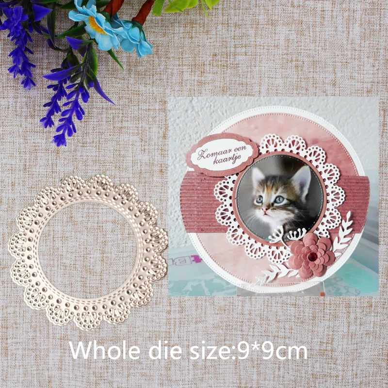 New Creative Circle Flower Cutting Dies for Paper Card Decoration Scrapbooking Embossing Stencil Template DIY Craft for 90x90mm
New Creative Circle Flower Cutting Dies for Paper Card Decoration Scrapbooking Embossing Stencil Template DIY Craft for 90x90mm