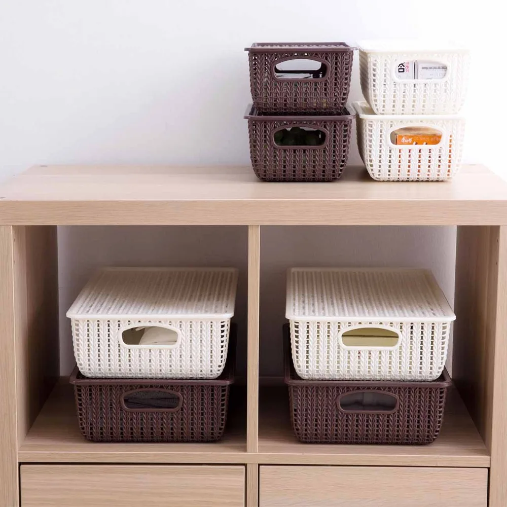 Hollow Storage Basket Rectangle Storage Box With Lid Hollow Imitation Rattan Basket Kitchen Organizer Kitchen Storage Tools
Hollow Storage Basket Rectangle Storage Box With Lid Hollow Imitation Rattan Basket Kitchen Organizer Kitchen Storage Tools