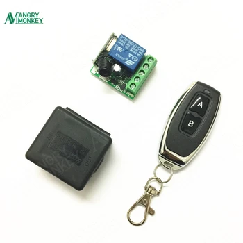 433Mhz Universal Wireless Remote Control Switch DC 12V 1CH relay Receiver Module and RF Transmitter 433 Mhz Remote Controls 1527
433Mhz Universal Wireless Remote Control Switch DC 12V 1CH relay Receiver Module and RF Transmitter 433 Mhz Remote Controls 1527