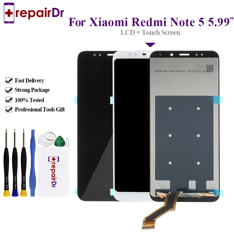 10Pcs/Lot Original For Xiaomi Redmi Note 5 LCD Display Touch Screen Digitizer New For Redmi Note 5 LCD Screen Replacement Parts
10Pcs/Lot Original For Xiaomi Redmi Note 5 LCD Display Touch Screen Digitizer New For Redmi Note 5 LCD Screen Replacement Parts